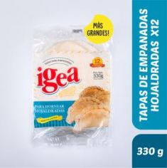 Tapas De Empanada Hojaldrada Igea X 12 U.