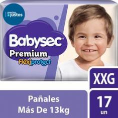 Pañales Tripack 3D Xxg Babysec Premium 17Un