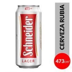 Cerveza Lata Schneider X 473 Cc.