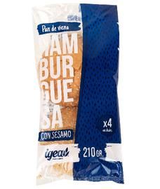 Pan Para Hamburguesas Con Sésamo Igea 4Un