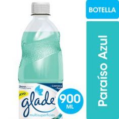 Limpiador Líquido Paraíso Azul Glade 900 Cc.