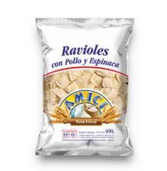 Ravioles De Pollo Y Verdura Amici 400 Gr