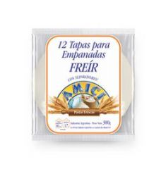 Tapas Empanadas Freir Amici 12 Unidades