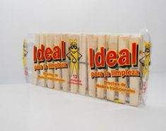 Broches De Madera Para Ropa Ideal 12Un
