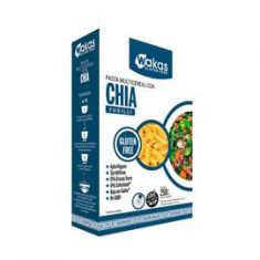 Fideos Fusilli Multicereal Con Chía Sin Tacc Wakas 250 Gr.