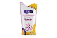 Jabón Líquido Flower Mix Algabo En Doy Pack 300Ml