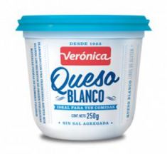 Queso Crema Sin Sal Veronica 250Gr