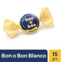 Bombón De Chocolate Blanco Bon O Bon 15 X Grs.