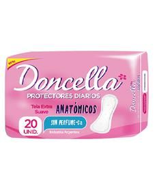 Protectores Diarios Anatómicos Doncella 20Un