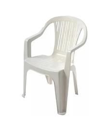 Silla Plastica Blanca Garden Life 1Un