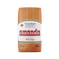Yerba Mate Saborizada Con Naranja Amanda 500Gr