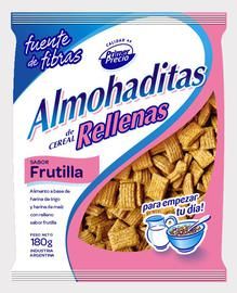 Almohaditas Rellenas De Frutilla Primer Precio 180Gr