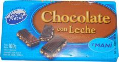 Chocolate C/Leche Y Mani