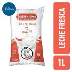 Leche Fresca Descremada 2% Sachet La Serenisima 1 Lt.