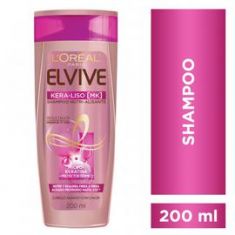 Shampoo Liso Keratina Elvive 200Ml