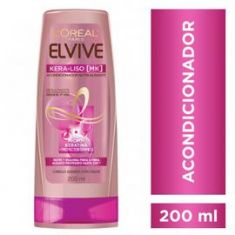 Acondicionador Liso Keratina Elvive 200Ml