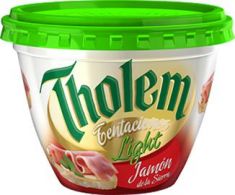 Queso Light Untable Jamón De La Sierra Tholem Tentación 190Gr