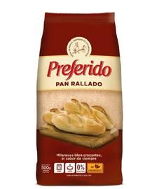 Pan Rallado 0% Colesterol Preferido 500Gr
