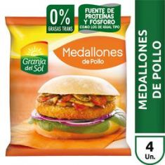Medallones De Pollo Granja Del Sol X 330 Grs.