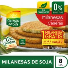 Milanesa De Soja Granja Del Sol 8Un