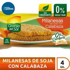 Milanesa De Soja Con Calabaza Granja Del Sol 4Un