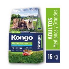 Alimento Para Perros Raza Mediana Y Grande Kongo 15Kg