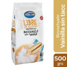 Bizcochuelo De Vainilla Sin Tacc Arcor 500Gr