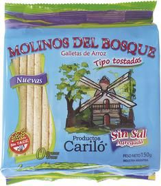 Galletas De Arroz Con Sal Agregada Carilo 150Gr