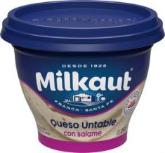 Queso Untable Salame Milkaut 190Gr