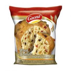Pan Dulce Con Frutas Gaona 500Gr