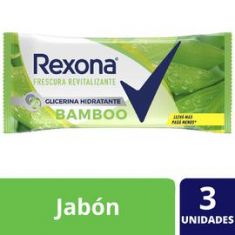 Jabón Bamboo Fresh Rexona 3X125gr
