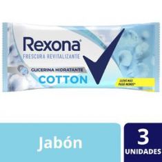 Jabón Cotton Fresh Rexona 3X125gr
