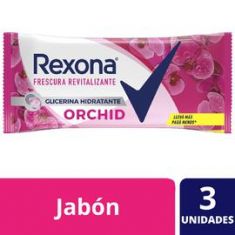 Jabón Orchid Fresh Rexona 3X125gr
