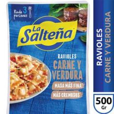 Ravioles Carne Y Verduras La Salteña 450Gr